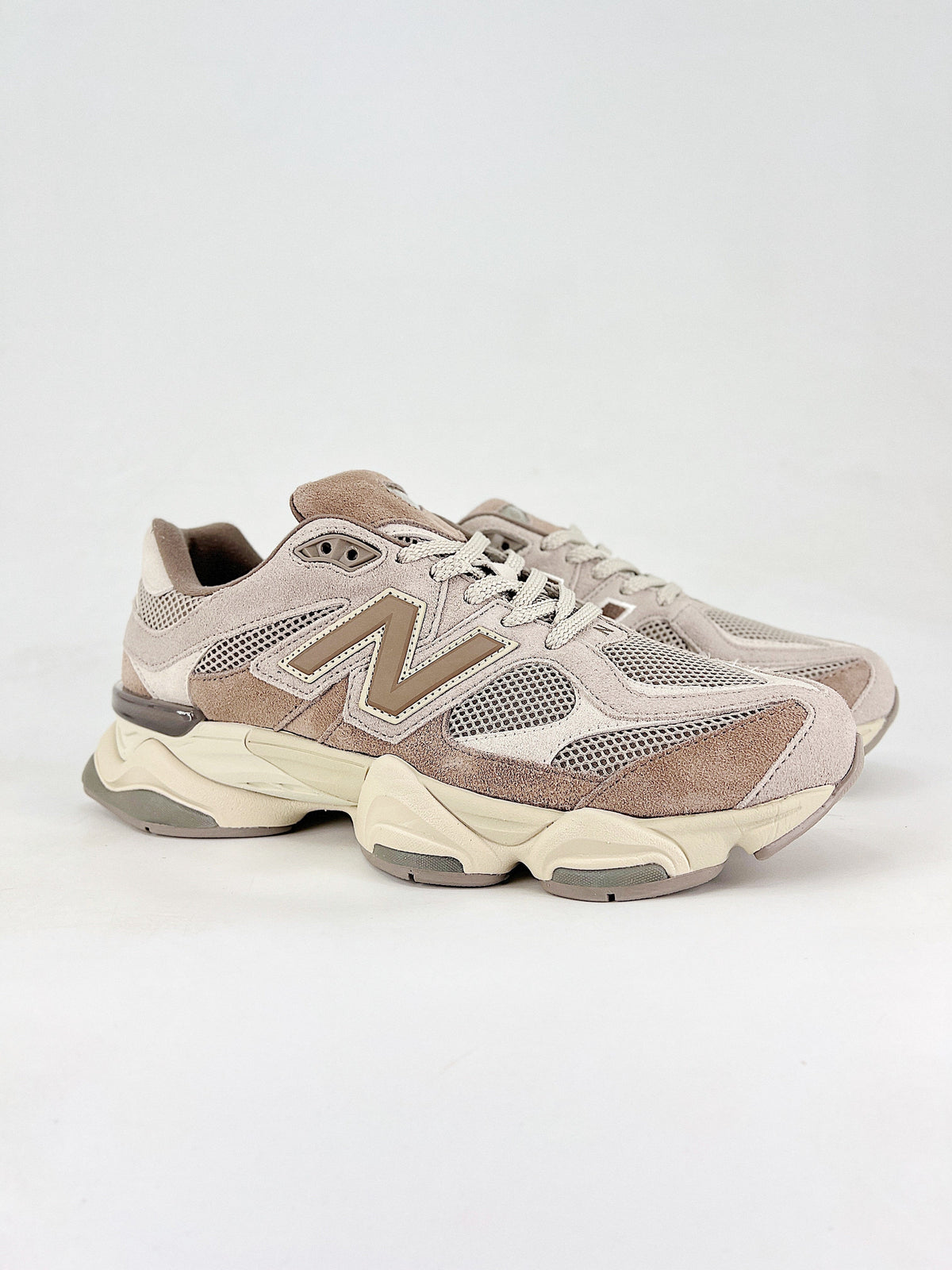New Balance 9060 in the "Mushroom Arid Stone"